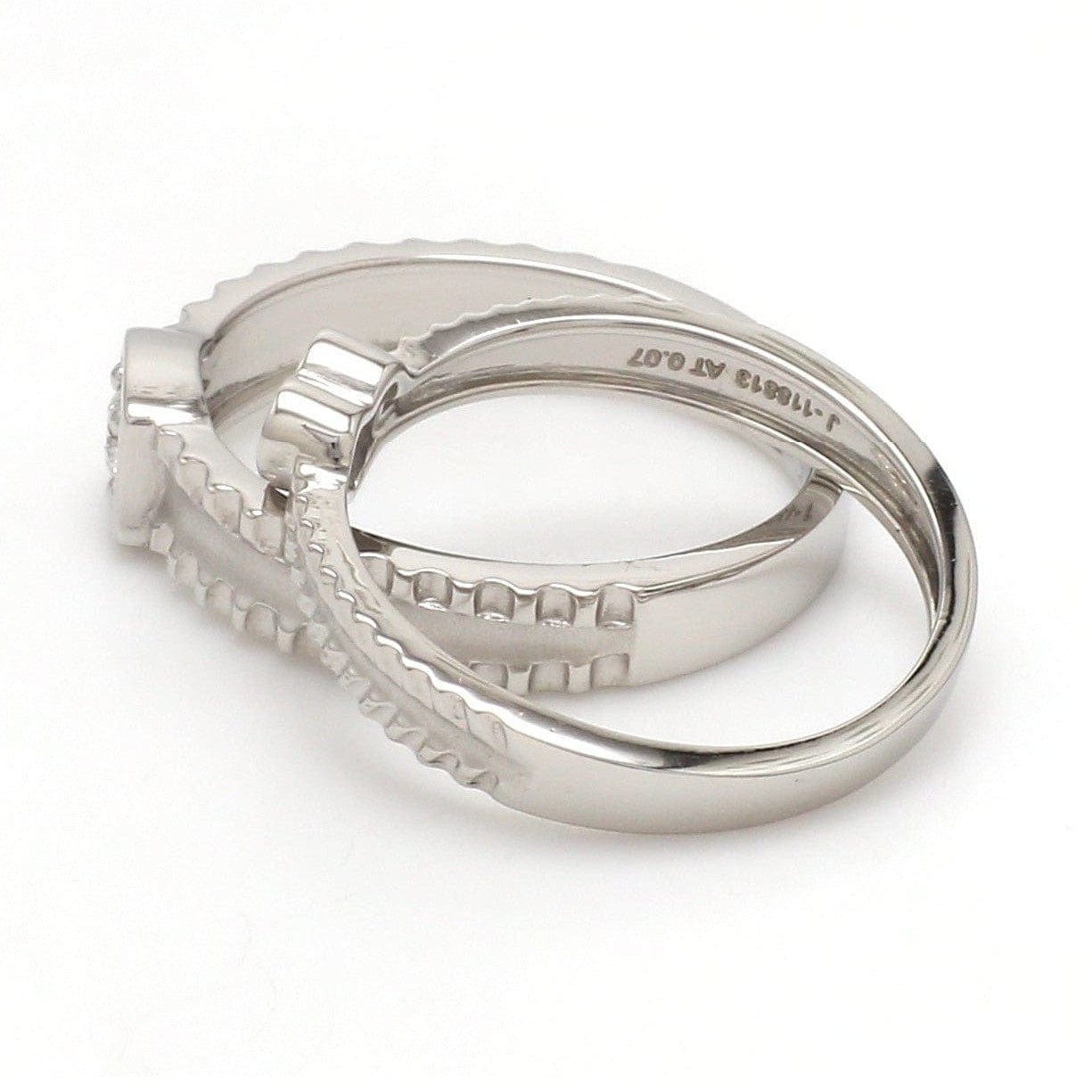 Designer Heart Platinum Love Bands JL PT 922