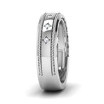 Load image into Gallery viewer, Designer Men&#39;s Platinum Wedding Ring with Diamonds JL PT 6742
