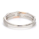 Load image into Gallery viewer, Designer Plain Platinum &amp; Rose Gold Love Bands JL PT 910
