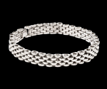 Load image into Gallery viewer, Designer Platinum Bracelet for Men JL PTB 1110
