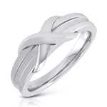 Load image into Gallery viewer, Designer Platinum Couple Rings for Him &amp; Her JL PT 536
