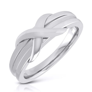 Designer Platinum Couple Rings for Him & Her JL PT 536