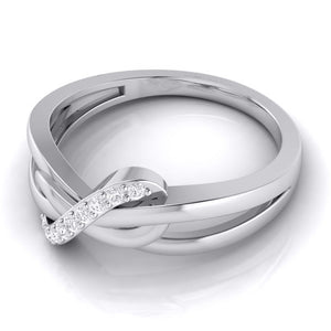 Designer Platinum Couple Rings for Him & Her JL PT 536