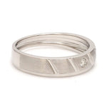 Load image into Gallery viewer, Designer Platinum Couple Rings with Diamonds JL PT 1125
