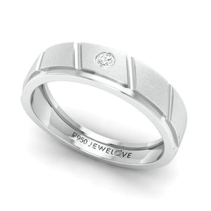 Designer Platinum Couple Rings with Diamonds JL PT 1125