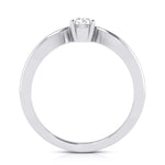 Load image into Gallery viewer, Designer Platinum Couple Rings with Single Diamonds JL PT 525
