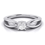 Load image into Gallery viewer, Designer Platinum Couple Rings with Single Diamonds JL PT 525
