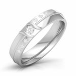 Load image into Gallery viewer, Designer Platinum Diamond Couple Ring JL PT CB 144
