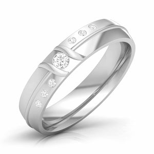 Designer Platinum Diamond Couple Ring JL PT CB 144