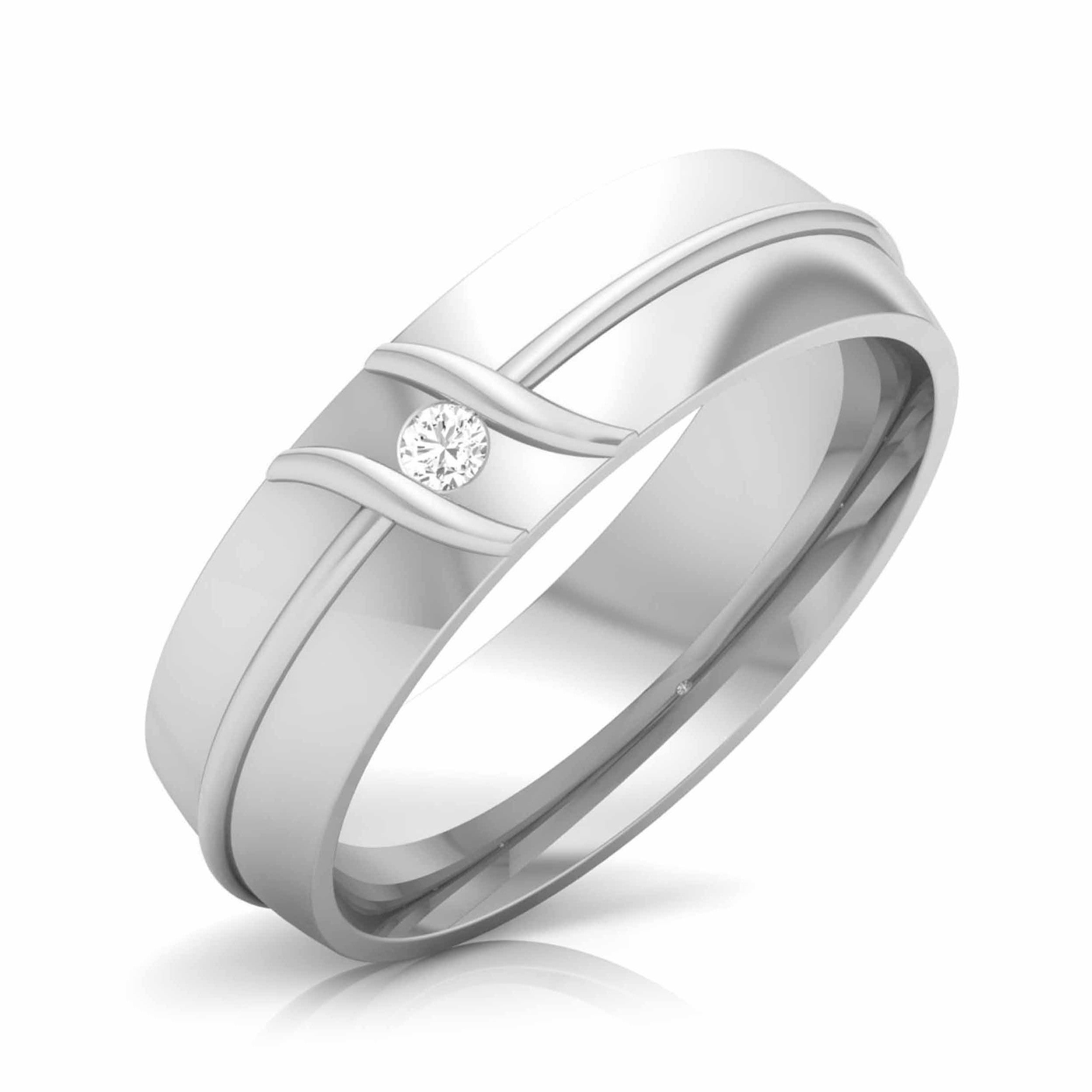 Designer Platinum Diamond Couple Ring JL PT CB 144