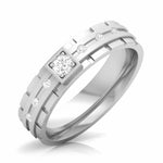 Load image into Gallery viewer, Designer Platinum Diamond Couple Rings JL PT CB 106
