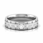 Load image into Gallery viewer, Designer Platinum Diamond Couple Rings JL PT CB 106
