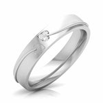 Load image into Gallery viewer, Designer Platinum Diamond Heart Couple Ring JL PT CB 69
