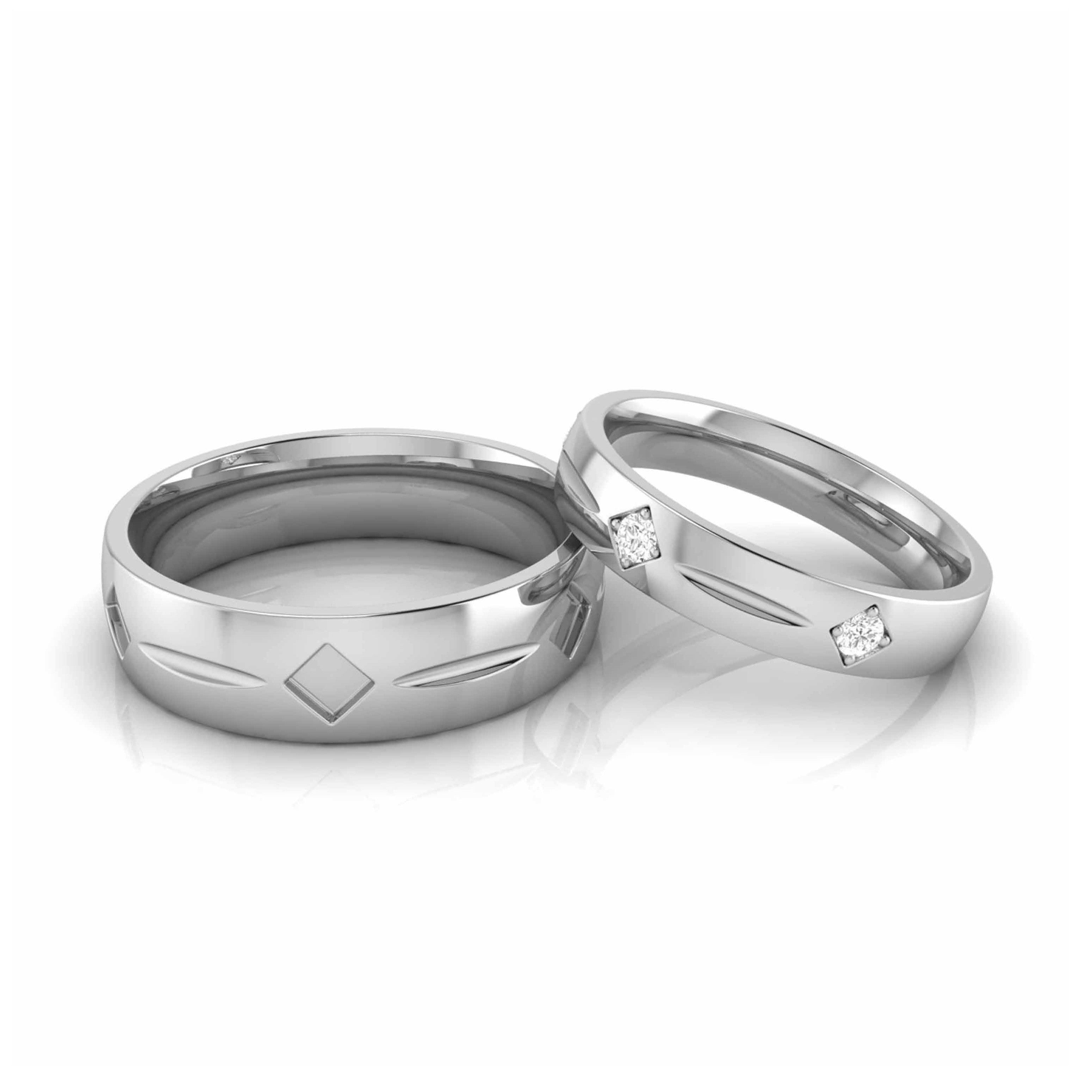 Designer Platinum Diamond Love Bands JL PT CB 115