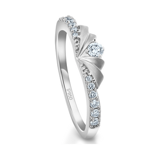 Designer Platinum Diamonds Rings for Couple JL PT 1260