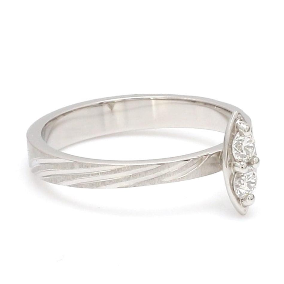 Designer Platinum Love Bands Diamonds JL PT 1060