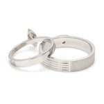 Load image into Gallery viewer, Designer Platinum Love Bands Diamonds JL PT 1060
