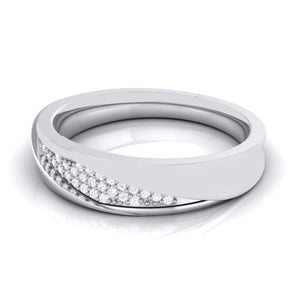 Designer Diamond Platinum Ring for Women JL PT R-8013