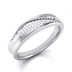 Designer Diamond Platinum Ring for Women JL PT R-8013