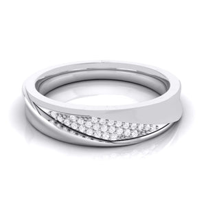 Designer Diamond Platinum Ring for Women JL PT R-8013