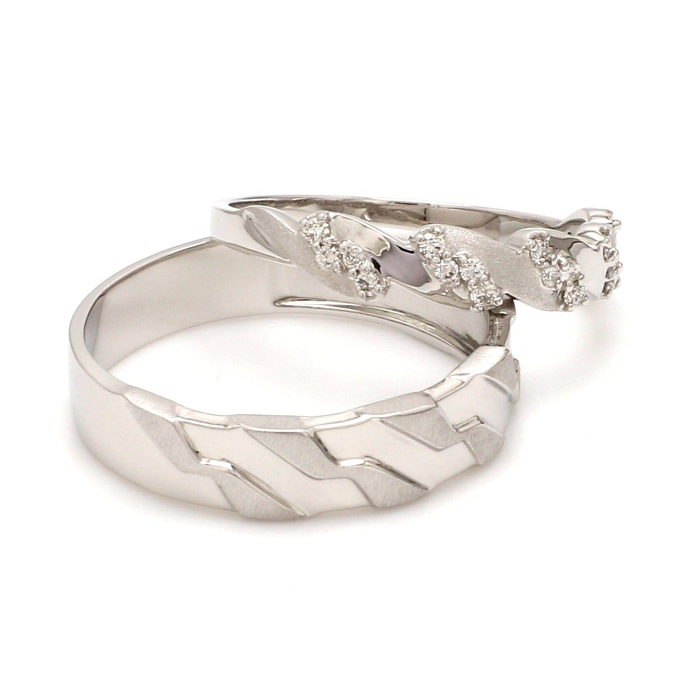 Designer Platinum Love Bands JL PT 615