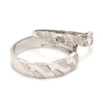 Load image into Gallery viewer, Designer Platinum Love Bands JL PT 615
