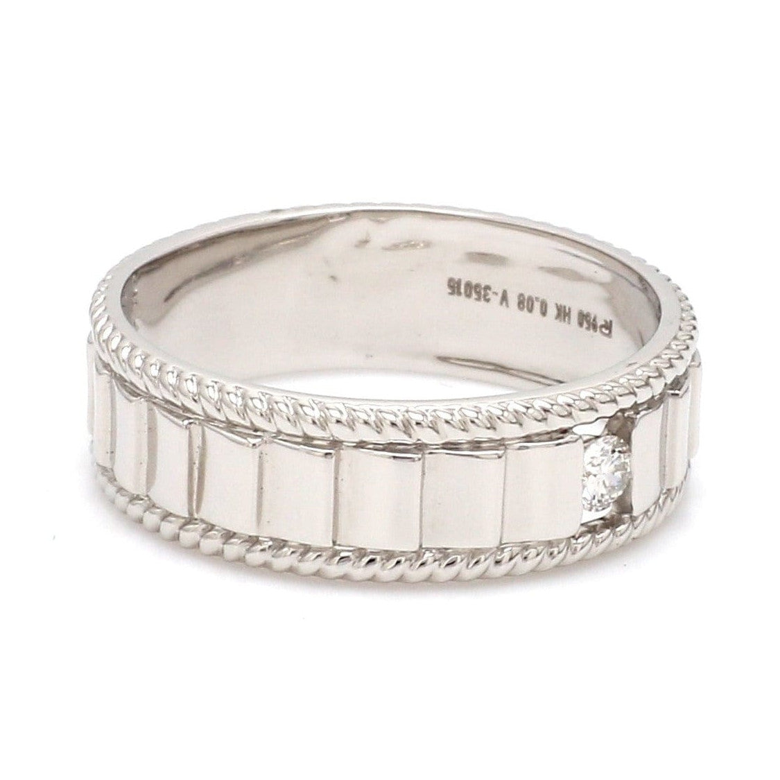 Designer Platinum Love Bands JL PT 927