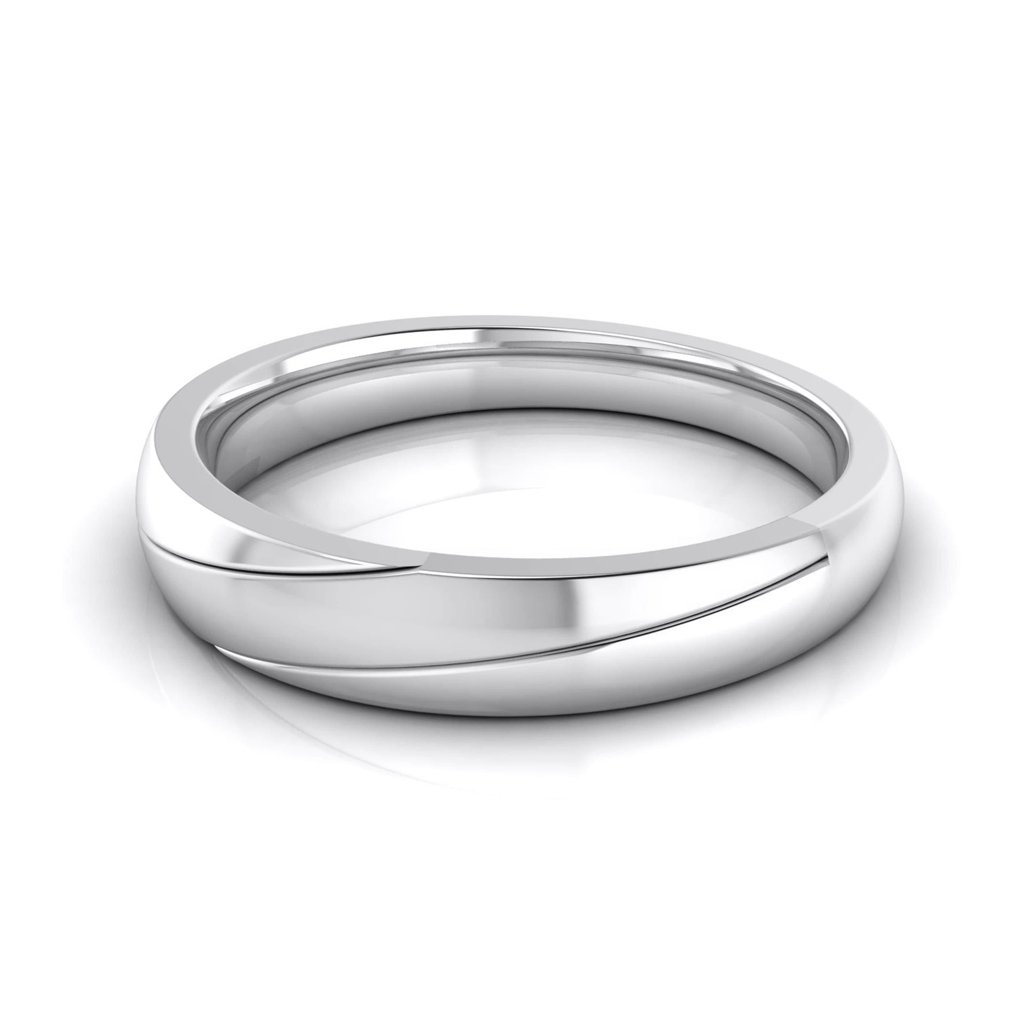 Designer Platinum Love Bands JL PT R-8045