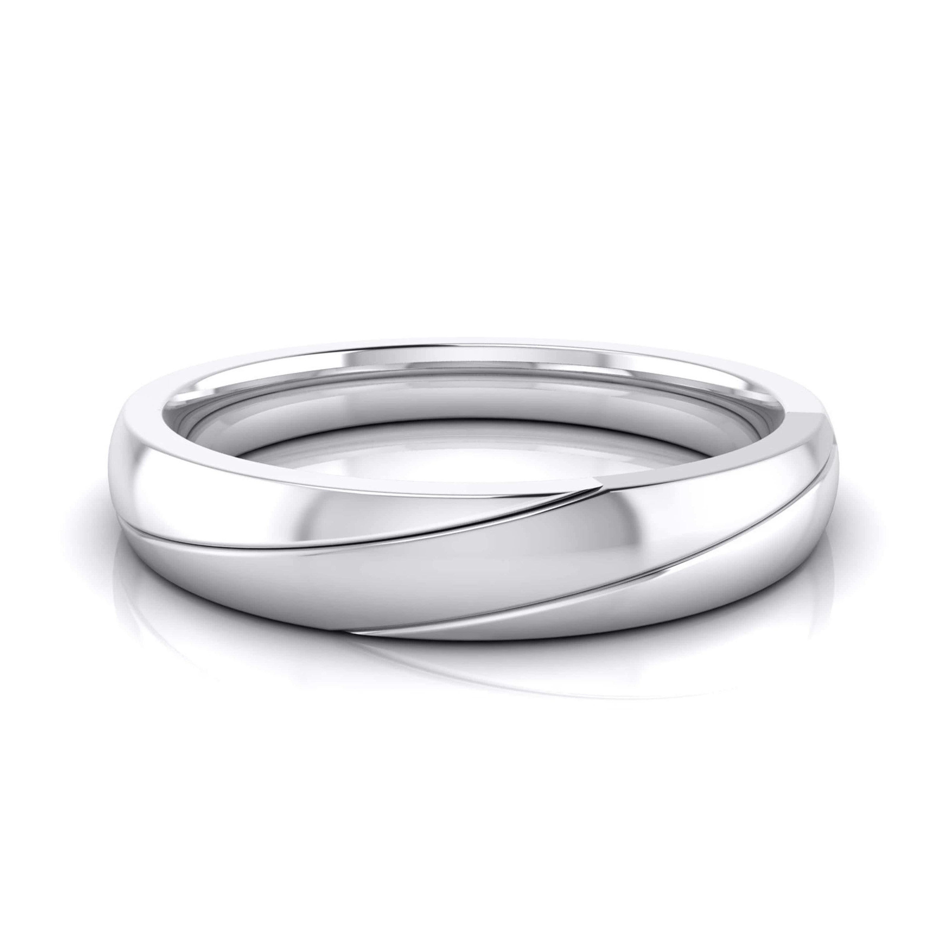 Designer Platinum Love Bands JL PT R-8045