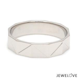 Designer Platinum Love Bands with Diamond JL PT 1064