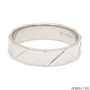 Designer Platinum Love Bands with Diamond JL PT 1064