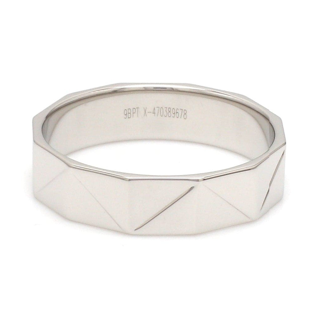 Designer Platinum Love Bands with Diamond JL PT 1064