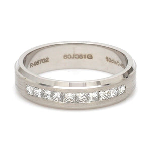 Designer Platinum Love Bands with Diamond JL PT 1067