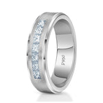 Load image into Gallery viewer, Designer Platinum Love Bands with Diamond JL PT 1067
