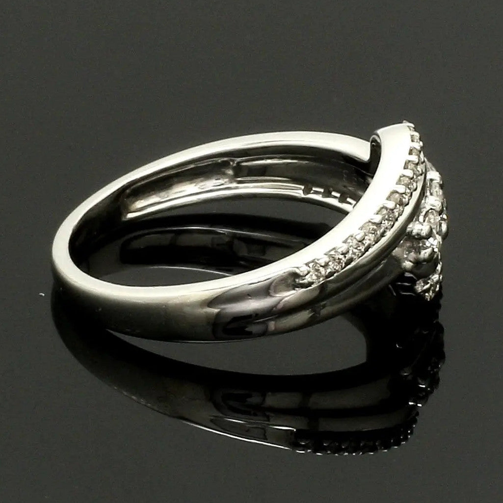 Designer Platinum Love Bands with Diamonds JL PT 152