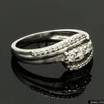 Load image into Gallery viewer, Designer Platinum Love Bands with Diamonds JL PT 152
