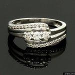 Load image into Gallery viewer, Designer Platinum Love Bands with Diamonds JL PT 152
