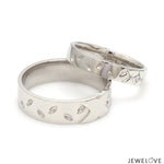 Load image into Gallery viewer, Designer Platinum  Princess Diamond Cut Couple Ring JL PT CB 87
