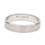 Load image into Gallery viewer, Designer Platinum Ring for Men with Cut Edges JL PT 682
