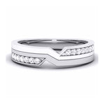 Load image into Gallery viewer, Designer Platinum Ring with Diamonds for Women JL PT 5858
