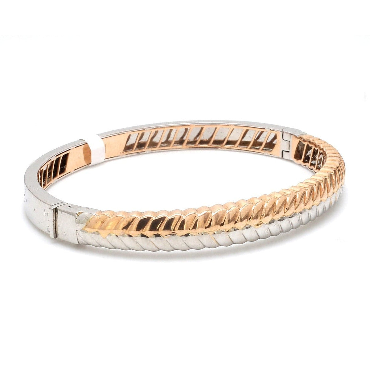 Platinum & Rose Gold Bracelet for Men JL PTB 1080