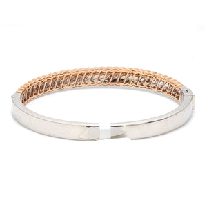 Platinum & Rose Gold Bracelet for Men JL PTB 1080