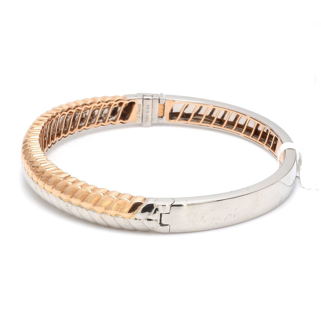 Platinum & Rose Gold Bracelet for Men JL PTB 1080