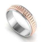 Load image into Gallery viewer, Designer Platinum &amp; Rose Gold Couple Rings JL PT 638
