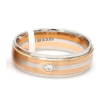 Load image into Gallery viewer, Designer Platinum Rose Gold Couple Rings with Diamonds JL PT 1134
