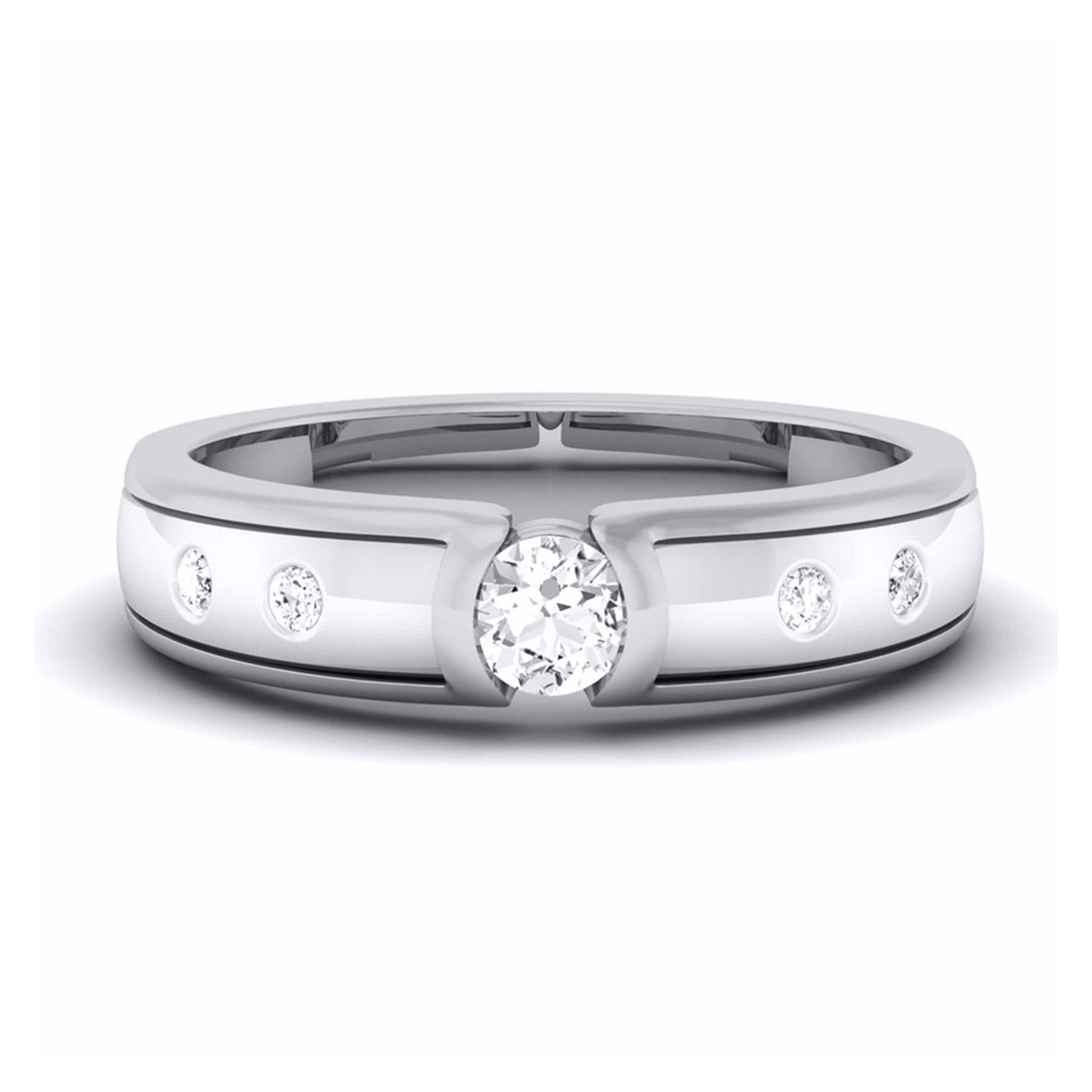 Classic Solitaire Ring made in Platinum for Women JL PT 5854