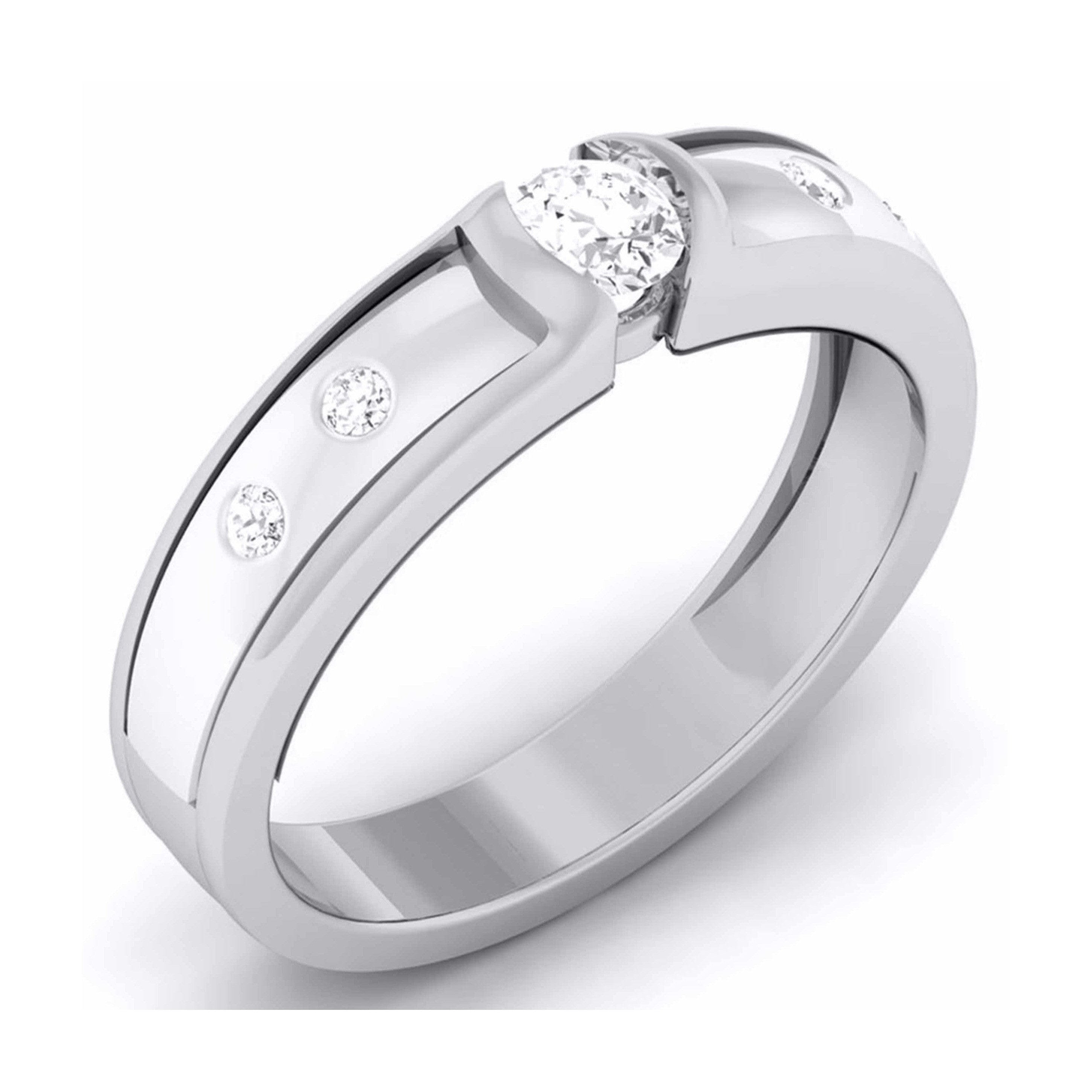 Classic Solitaire Ring made in Platinum for Women JL PT 5854