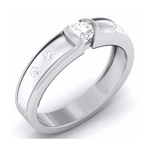 Classic Solitaire Ring made in Platinum for Women JL PT 5854