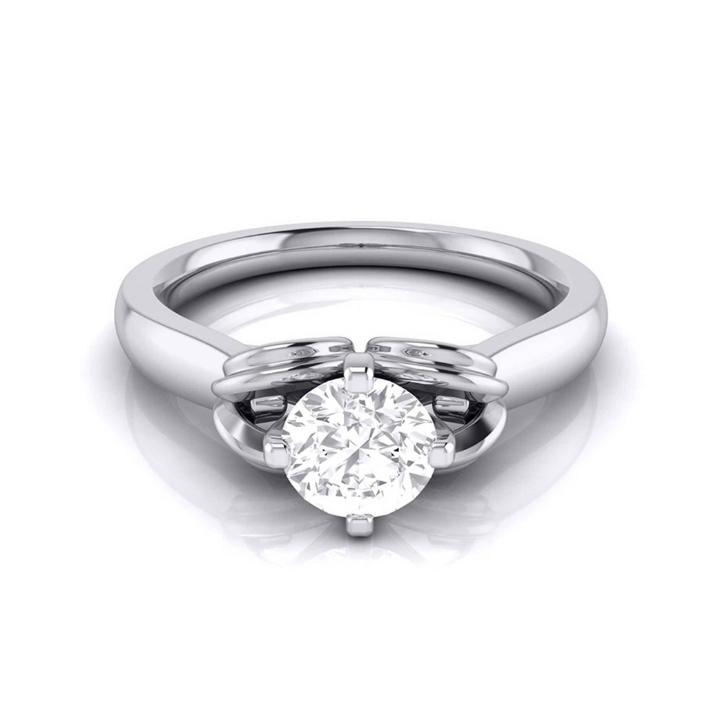 70-Pointer Solitaire Platinum Ring for Women JL PT G 114-B   Jewelove.US