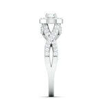 Load image into Gallery viewer, Customised 20-pointer Designer Platinum Solitaire Ring with Halo &amp; Designer Shank JL PT 677-A
